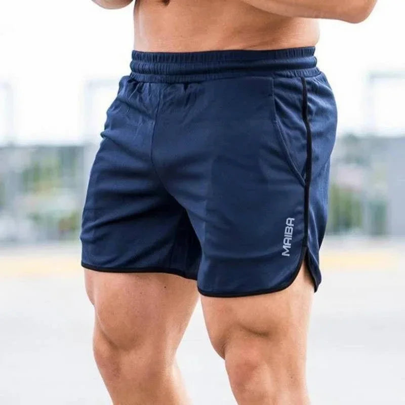 2. Men’s Training Shorts – Black, Minimalist, High-Performance Fit