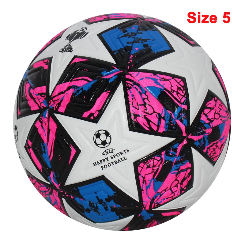 Champions League Style football Ball – Star Design | Size 5