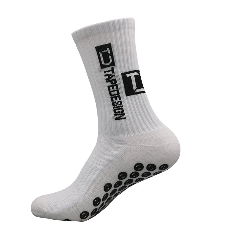 6 Pairs Anti-Slip Football Grip Socks – Pro Tape Style