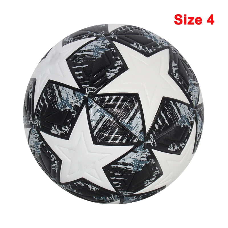 Champions League Style football Ball – Star Design | Size 5