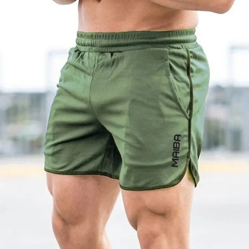 2. Men’s Training Shorts – Black, Minimalist, High-Performance Fit