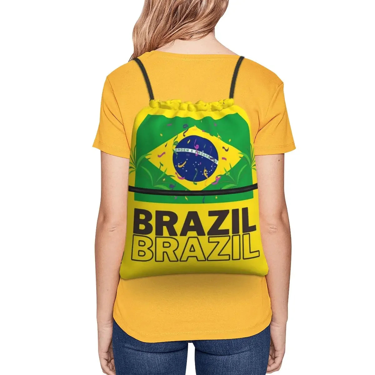 1. Brazil Football Backpack – Official Fan Gear