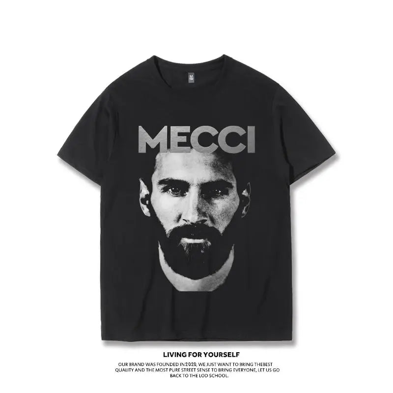"Eyes on Greatness" – Messi Graphic T-Shirt
