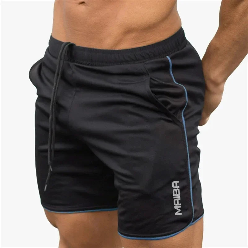 2. Men’s Training Shorts – Black, Minimalist, High-Performance Fit