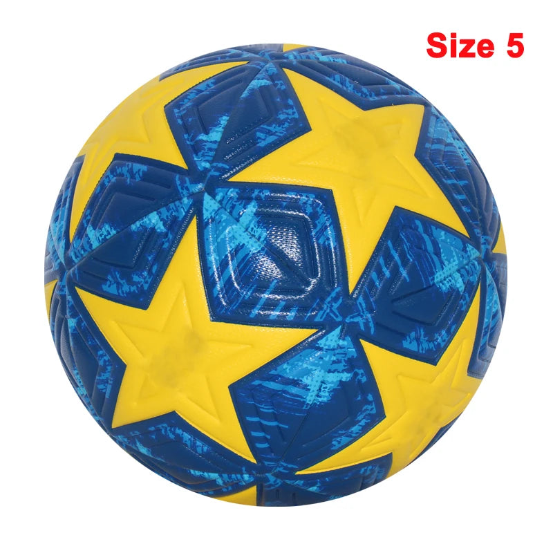 Champions League Style football Ball – Star Design | Size 5