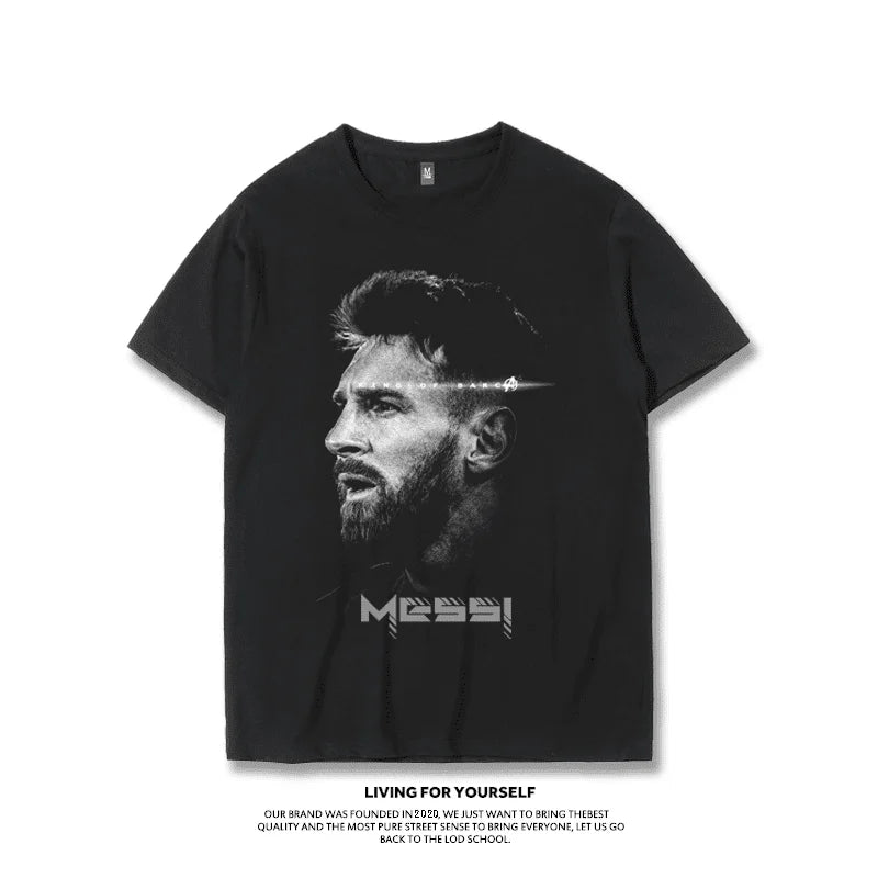 "Eyes on Greatness" – Messi Graphic T-Shirt