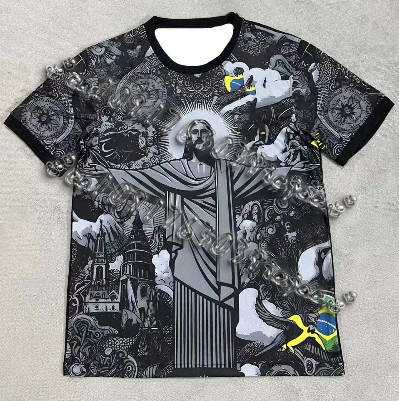 Brazil icon yellow shirt - Christ edition