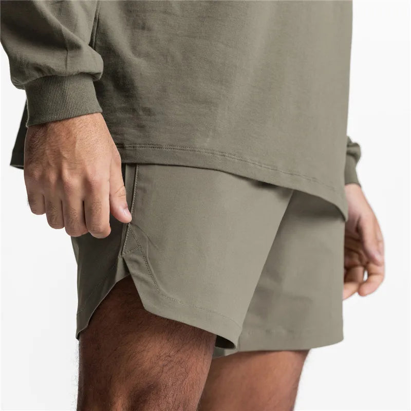 Men’s Gym Shorts with Back Pocket – Sleek & Functional