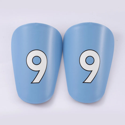 Blue Football Shin Pads – № 9