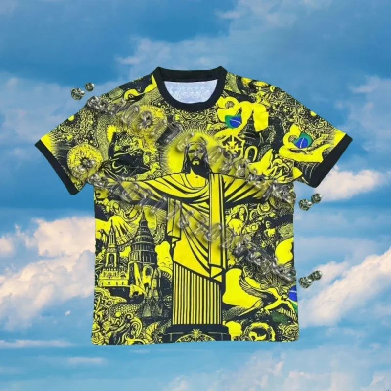 Brazil icon yellow shirt - Christ edition