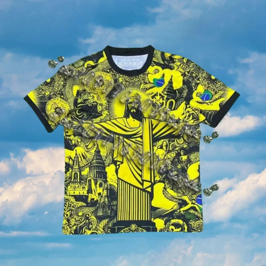 Brazil icon yellow shirt - Christ edition