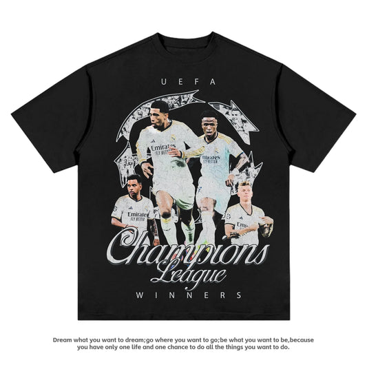 Real Madrid champions leaague winning T-shirt