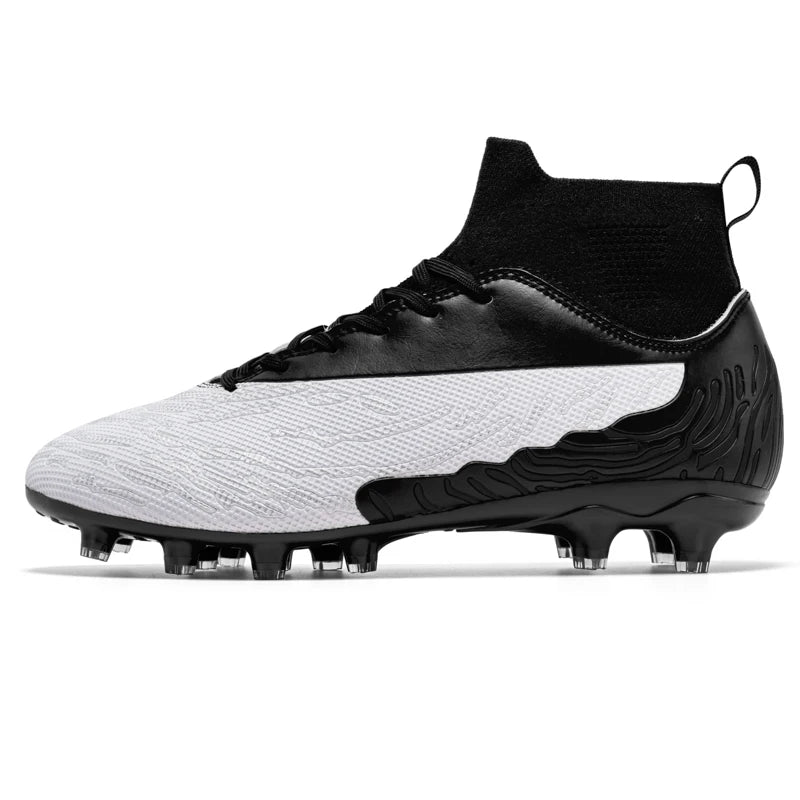 Phantom (Black) football boots – Lightweight, High Grip, Sock Fit