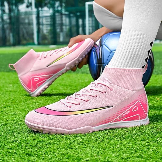 Men's Nike Mercurial football boots – Lightweight Pink Football Boots with Ankle Support for Firm Ground