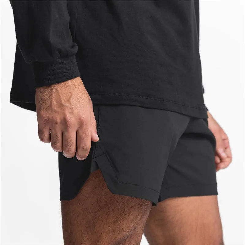 Men’s Gym Shorts with Back Pocket – Sleek & Functional