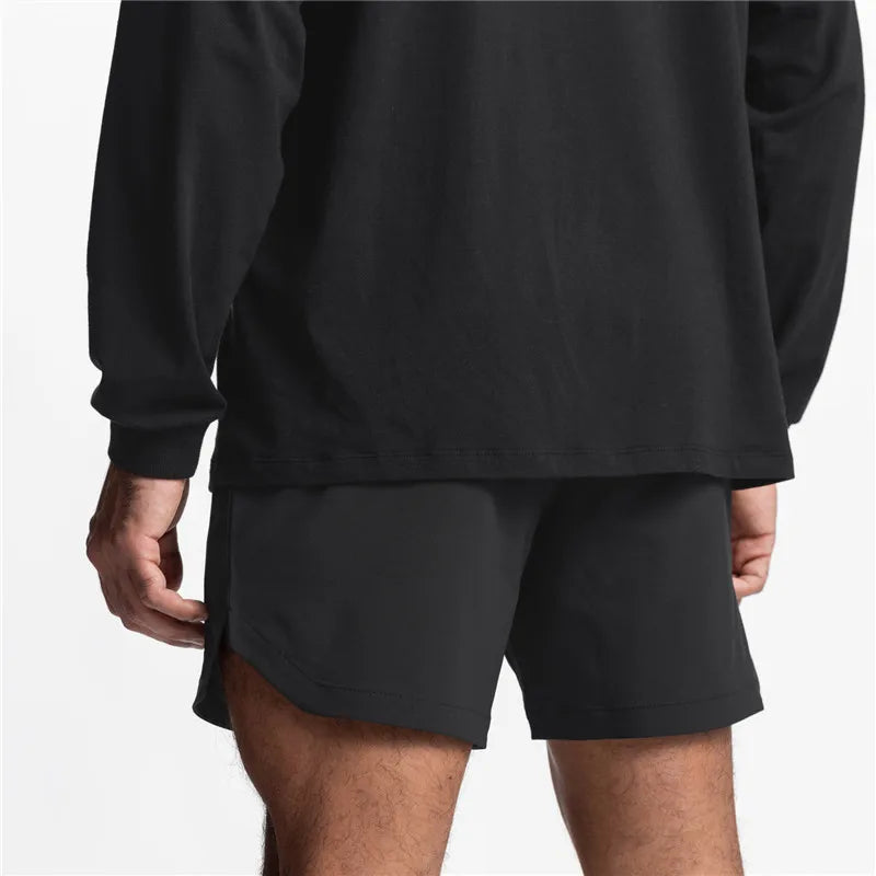 Men’s Gym Shorts with Back Pocket – Sleek & Functional