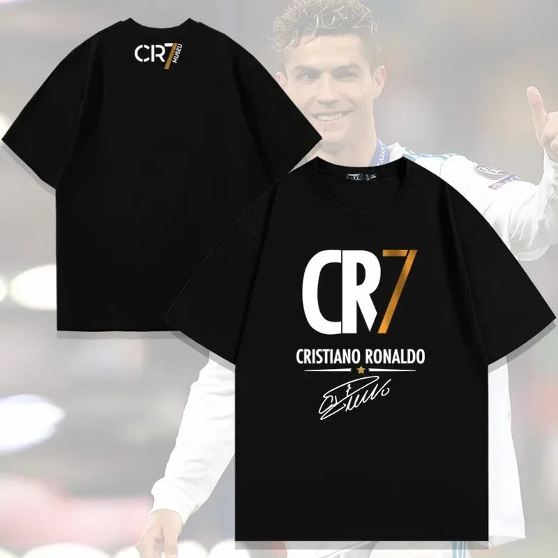 CR7 Signature T-Shirt – Black Edition