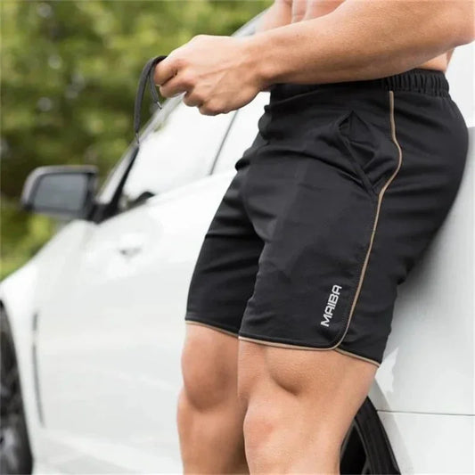 2. Men’s Training Shorts – Black, Minimalist, High-Performance Fit
