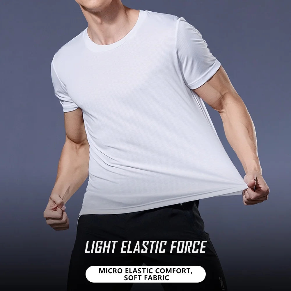 Men’s Quick Dry Athletic T-Shirt – Lightweight Moisture-Wicking Gym Top