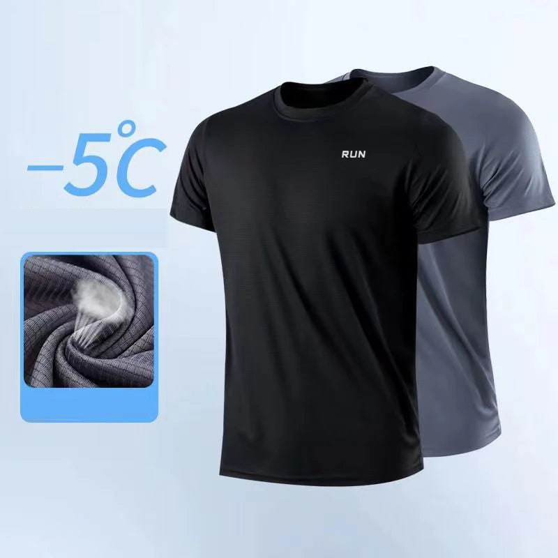 Men’s Quick Dry Athletic T-Shirt – Lightweight Moisture-Wicking Gym Top