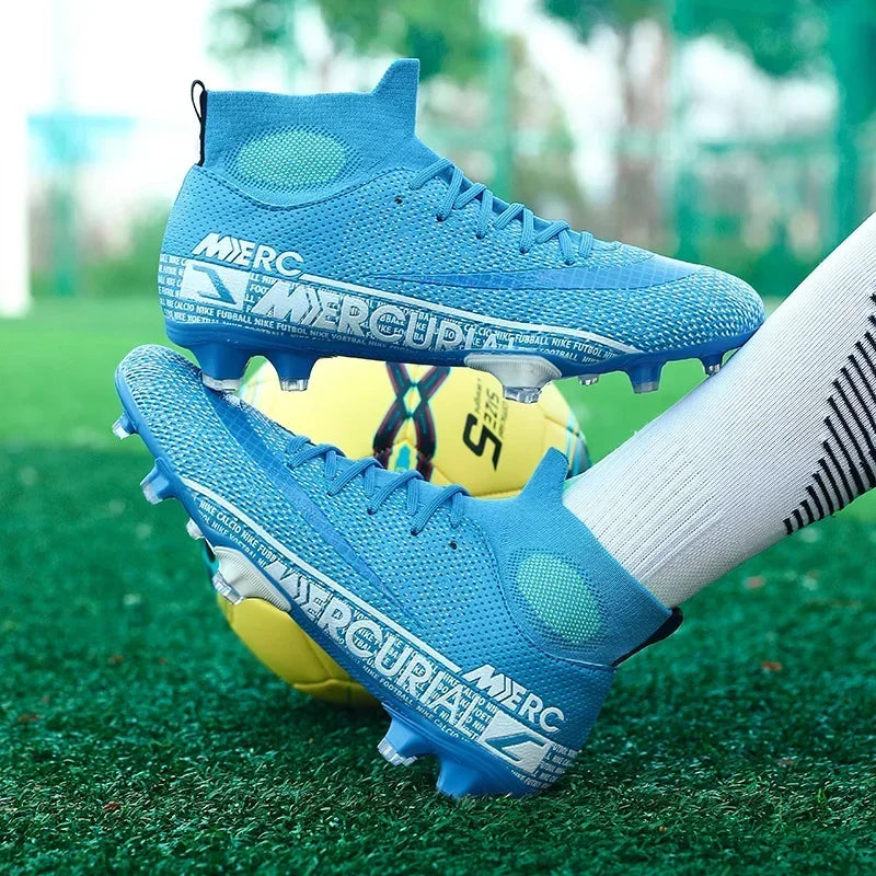 Nike Mercurial - Red High Cut Football boots for Firm Ground
