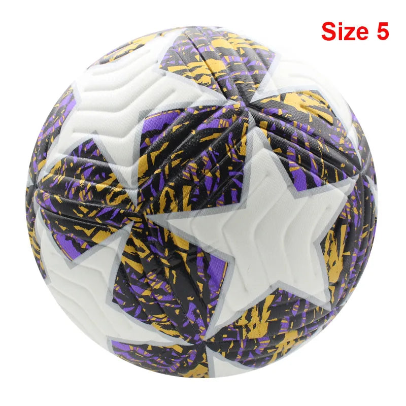 Champions League Style football Ball – Star Design | Size 5