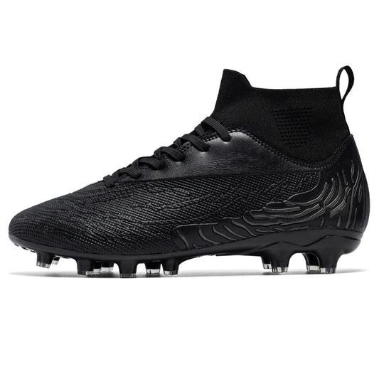 Phantom (Black) football boots – Lightweight, High Grip, Sock Fit