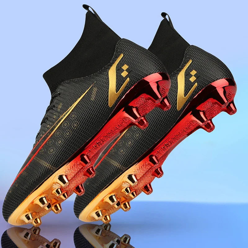 Men’s High-Cut Football Boots – Lightweight, Metallic Studs