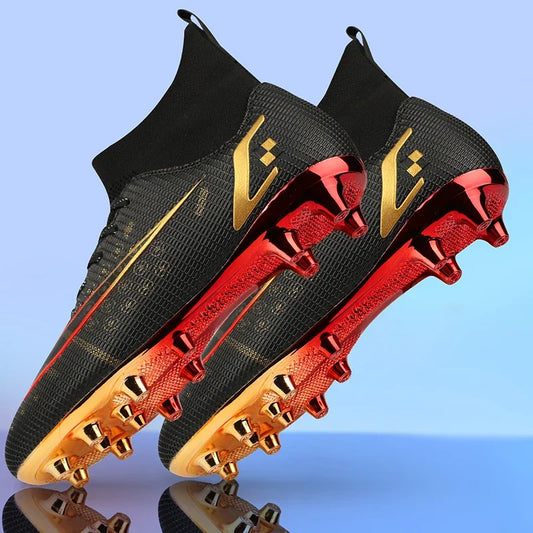 Men’s High-Cut Football Boots – Lightweight, Metallic Studs