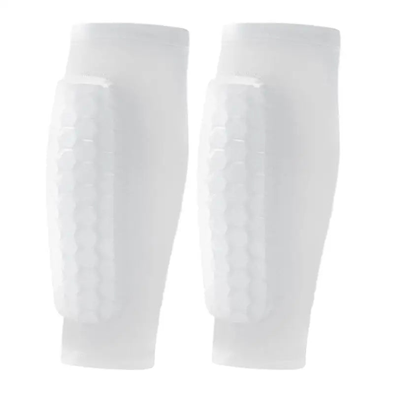 Hex Padded Football Shin Pads – Slip-On Compression Sleeves with Built-In Protection