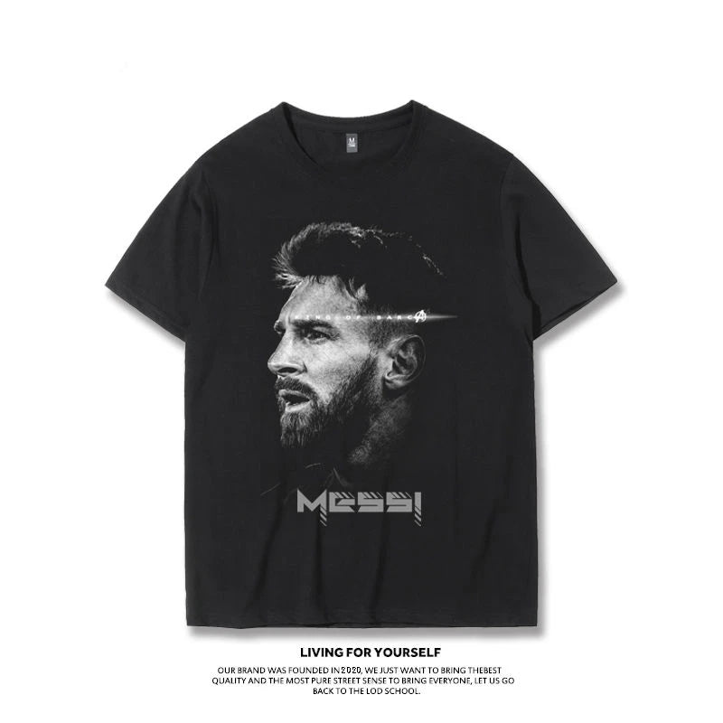"Eyes on Greatness" – Messi Graphic T-Shirt
