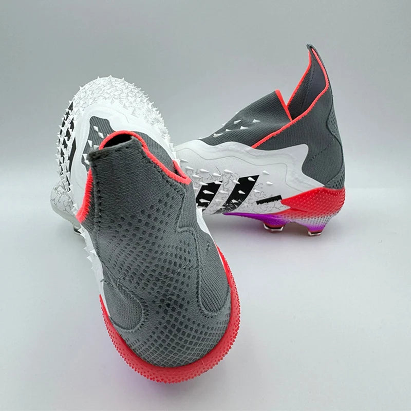 New Men Football Field Boots Professional Original Soccer Shoes Turf Match Comfortable Ankle Society High Quality Cleats Sneaker