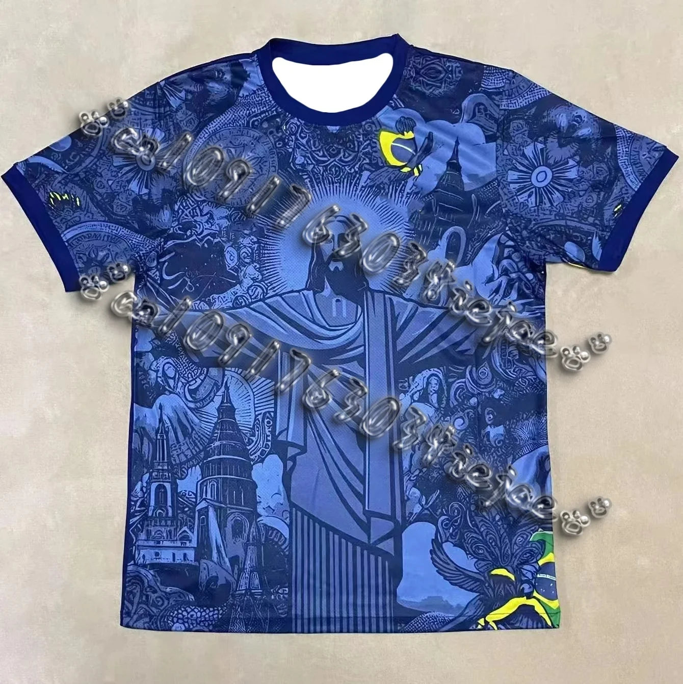 Brazil icon yellow shirt - Christ edition