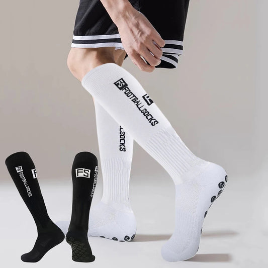 Long Football Grip Socks – Anti-Slip Knee-High Performance