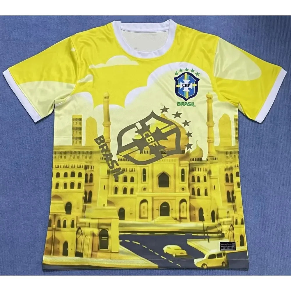 Brazil Jersey with Eagle Graphic – Limited Edition Fanwear
