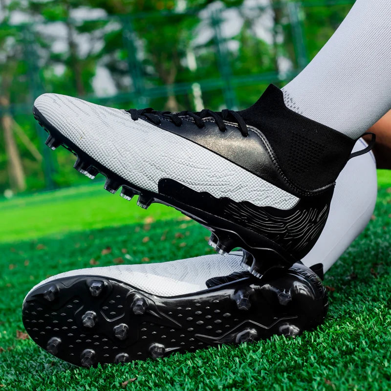 Phantom (Black) football boots – Lightweight, High Grip, Sock Fit