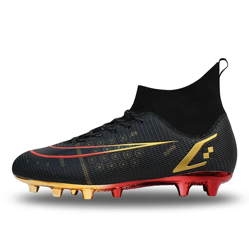 Men’s High-Cut Football Boots – Lightweight, Metallic Studs