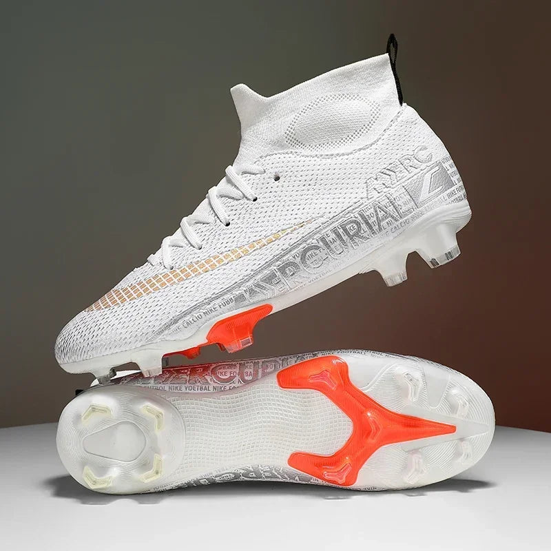 Nike Mercurial - Red High Cut Football boots for Firm Ground