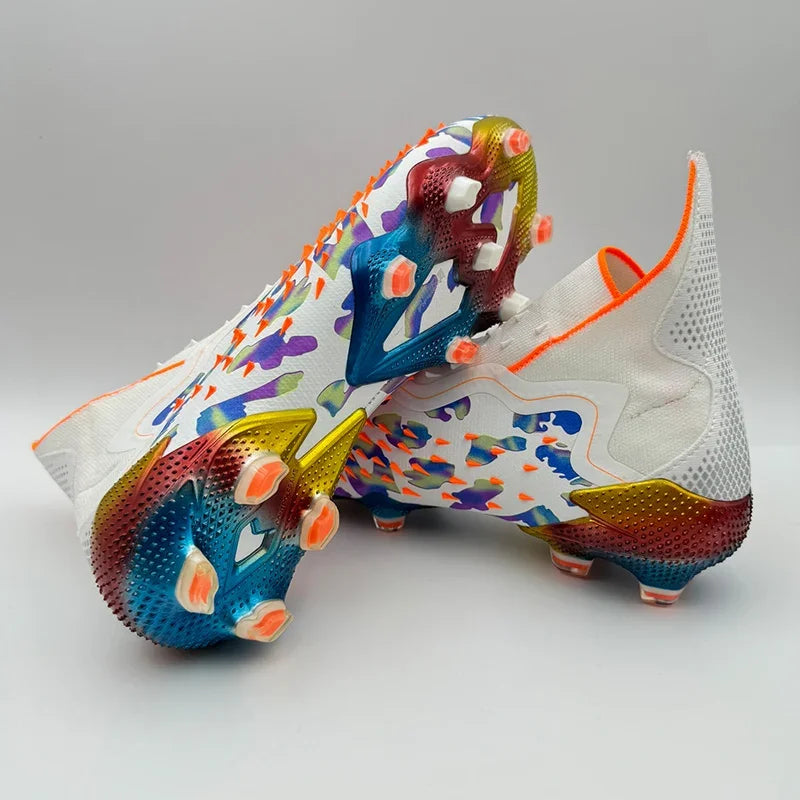 New Men Football Field Boots Professional Original Soccer Shoes Turf Match Comfortable Ankle Society High Quality Cleats Sneaker