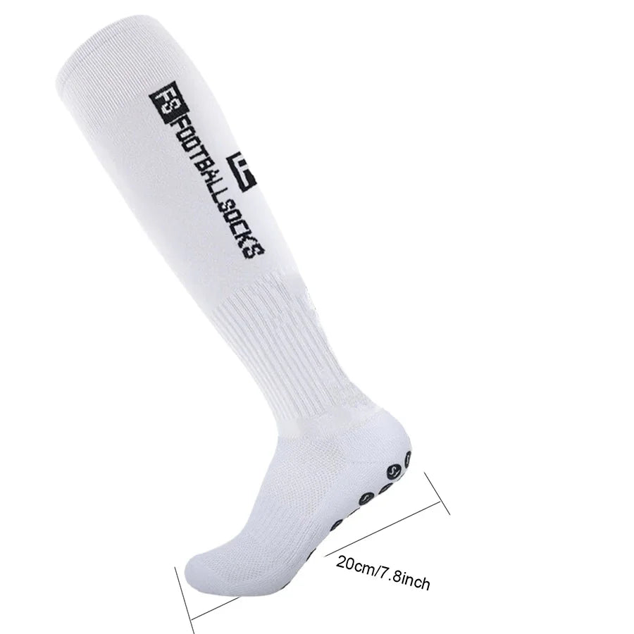 Long Football Grip Socks – Anti-Slip Knee-High Performance