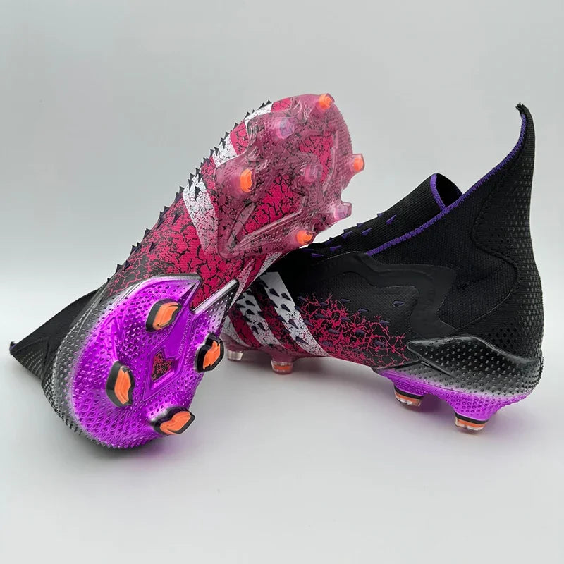 New Men Football Field Boots Professional Original Soccer Shoes Turf Match Comfortable Ankle Society High Quality Cleats Sneaker