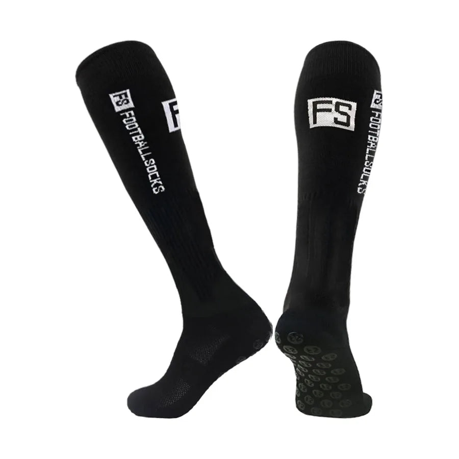 Long Football Grip Socks – Anti-Slip Knee-High Performance