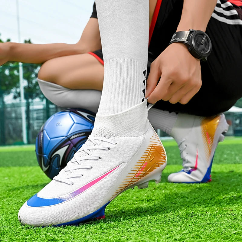 Men's Nike Mercurial football boots – Lightweight Pink Football Boots with Ankle Support for Firm Ground