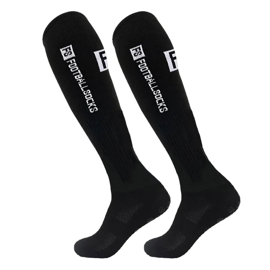 Long Football Grip Socks – Anti-Slip Knee-High Performance