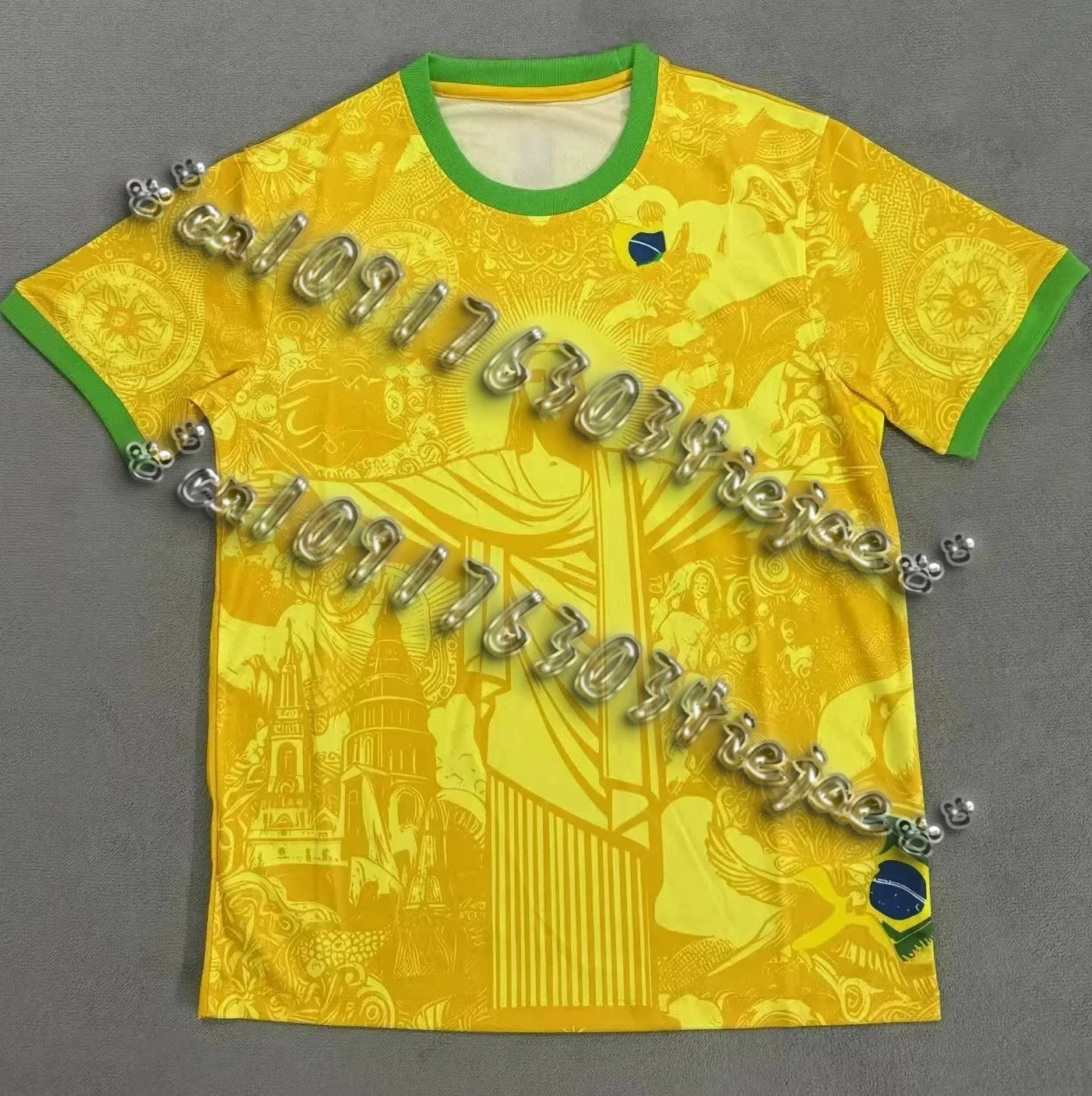Brazil icon yellow shirt - Christ edition